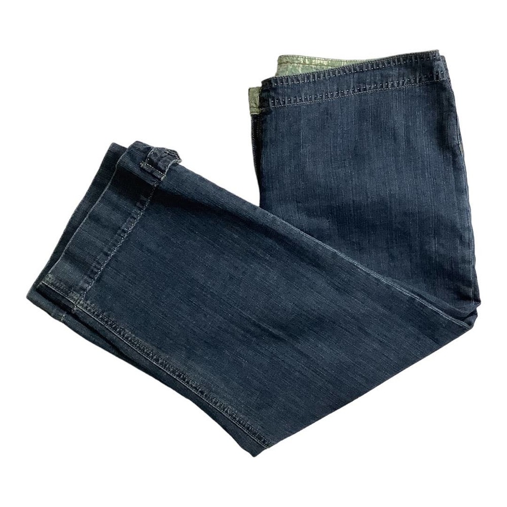 CAbi Jeans Cropped Jeans Size 14 Medium Wash